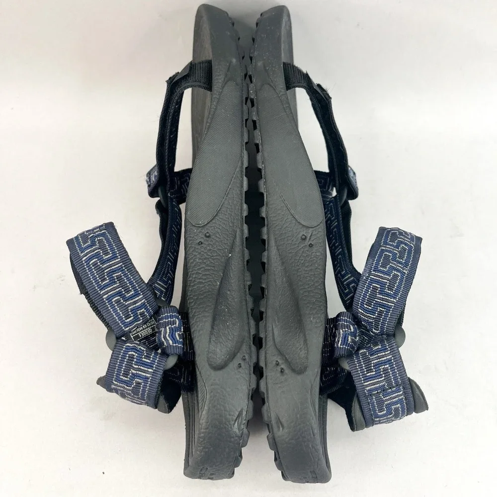 Teva Mens 11 Hurricane Sandals Shoes Navy Aztec Hiking Outdoor Strappy‎ Water